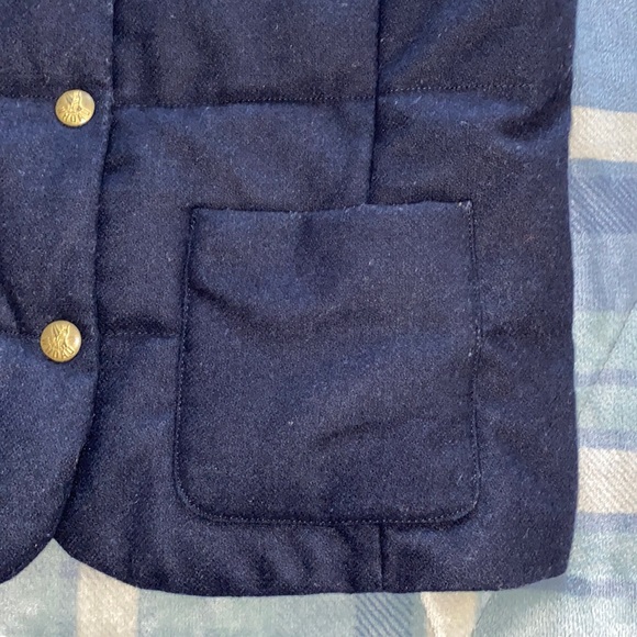 NAVY VARSITY Puffer vest L womens - Picture 5 of 11